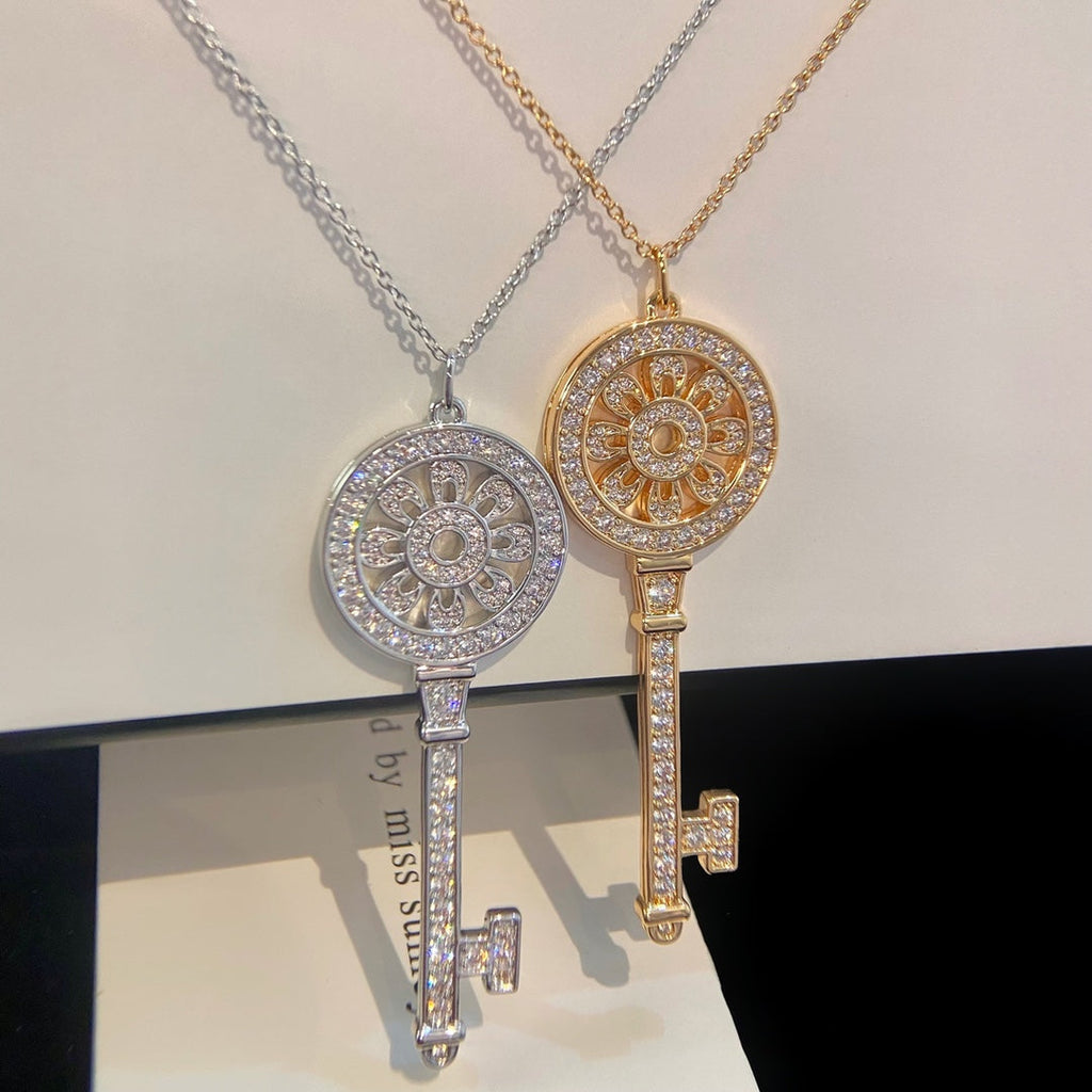 Tiffany Petal Key Pendant
