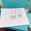 Tiffany Heart-Shaped Cubic Zirconia Necklace