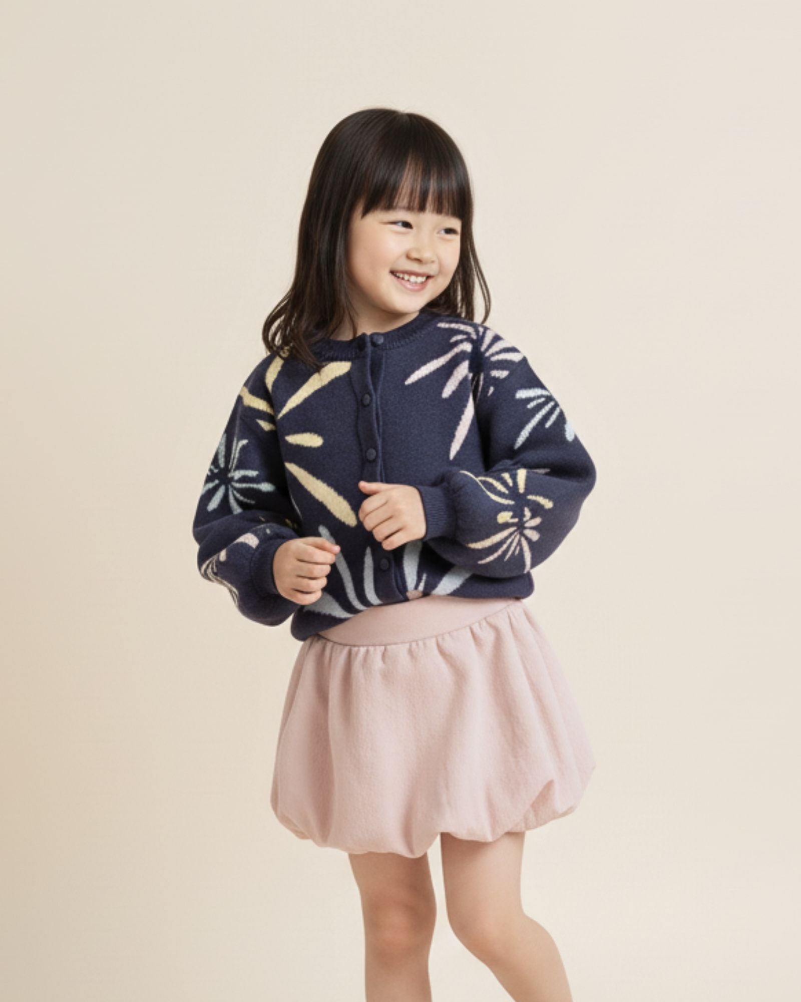 Fireworks Knitted Cardigan (Kids & Adults)