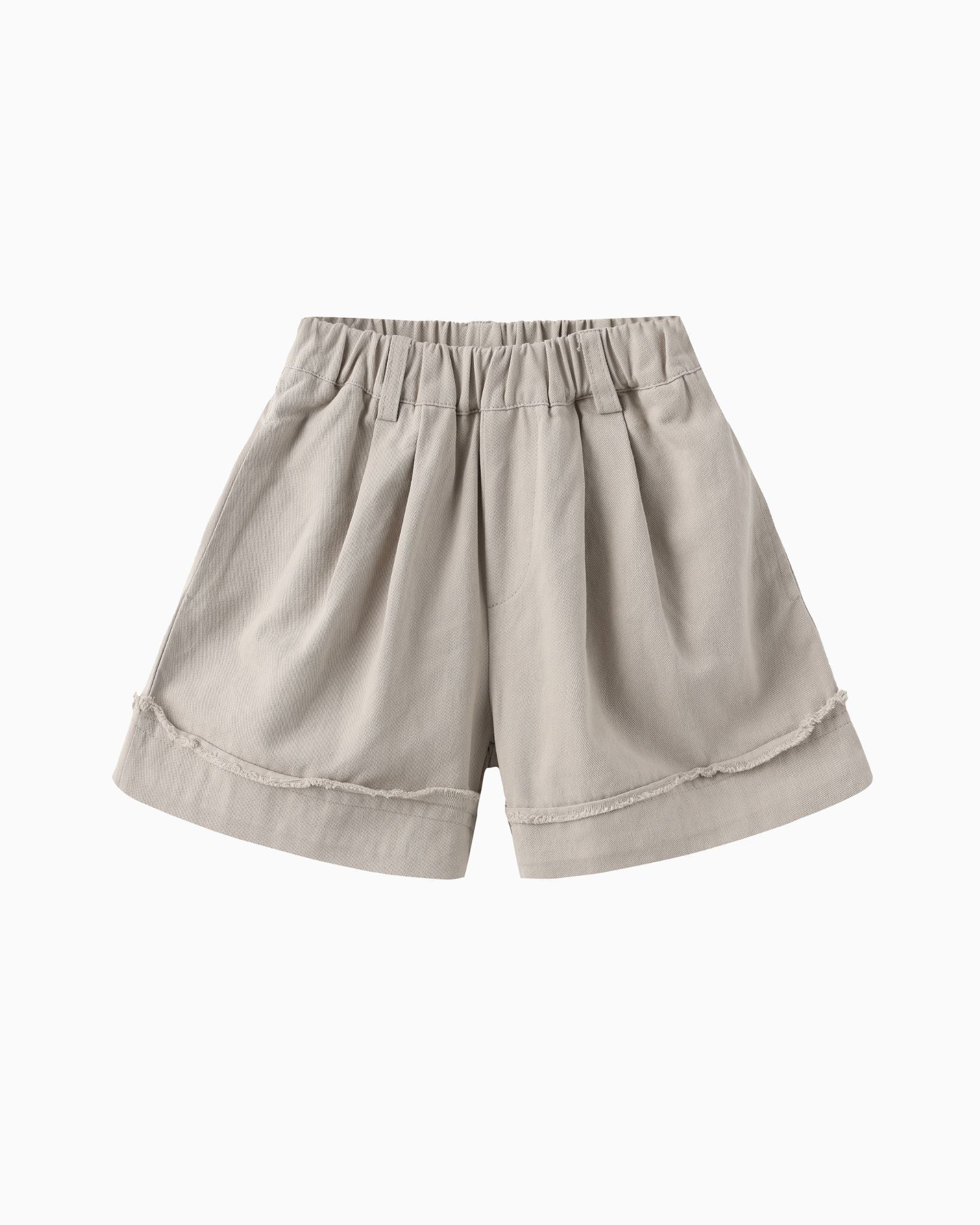 Pre-order: Grey Cuffed Shorts