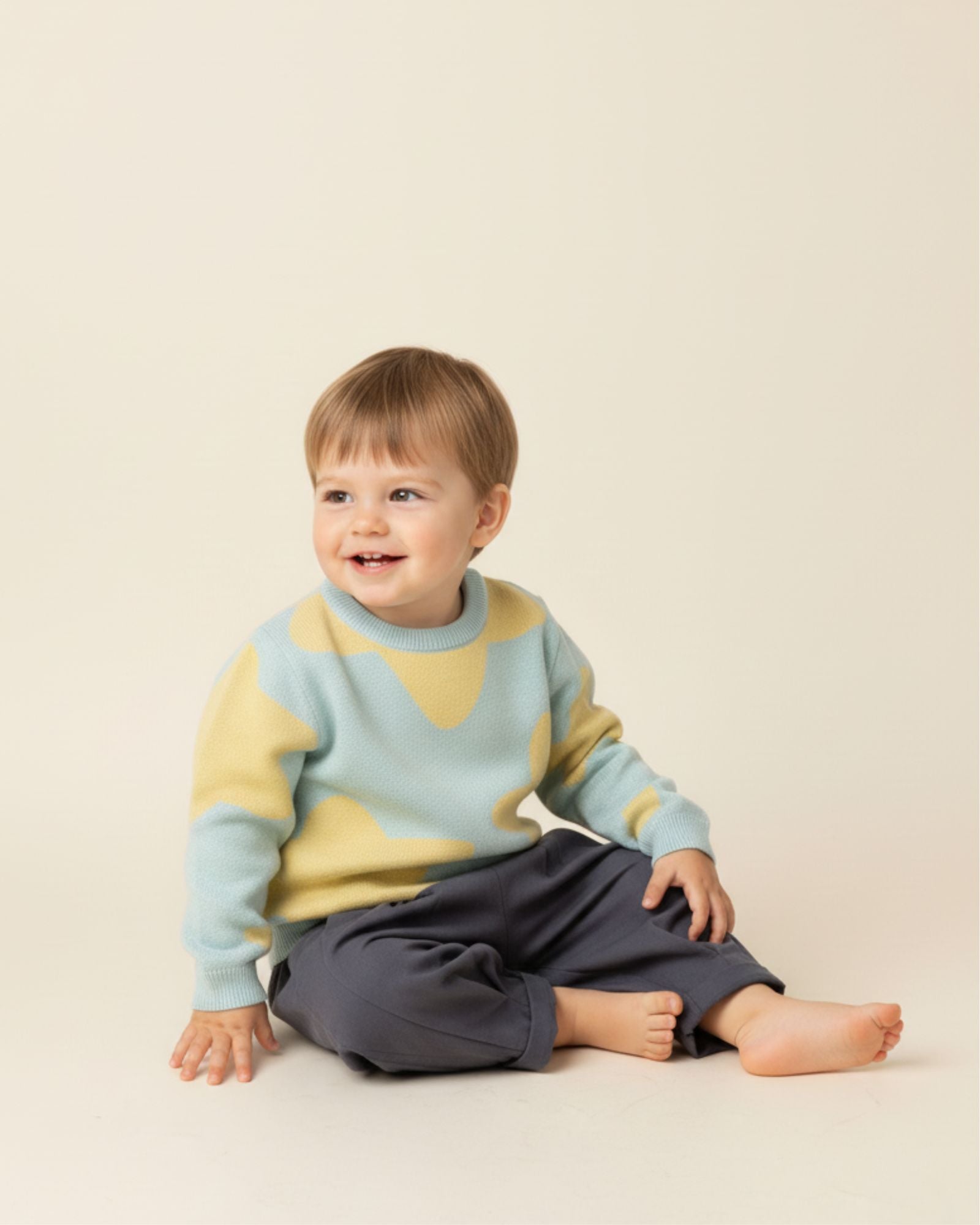 Lucky Stars Knitted Sweatshirt (Kids & Adults)