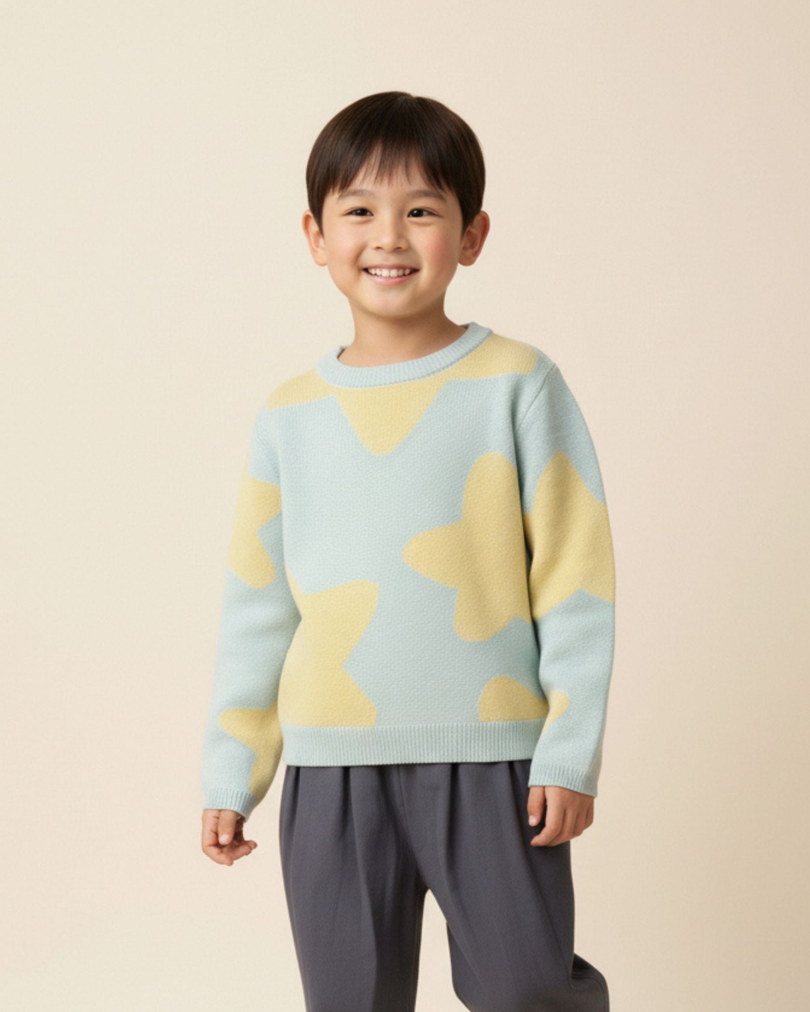 Lucky Stars Knitted Sweatshirt (Kids & Adults)