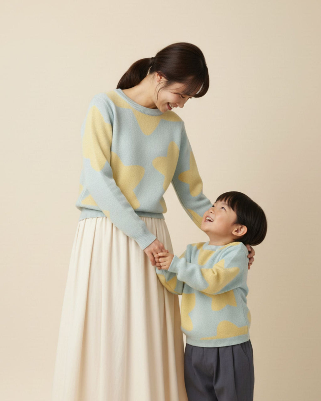 Lucky Stars Knitted Sweatshirt (Kids & Adults)