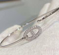 Hermes Chaine Bracelet Cubic Zirconia