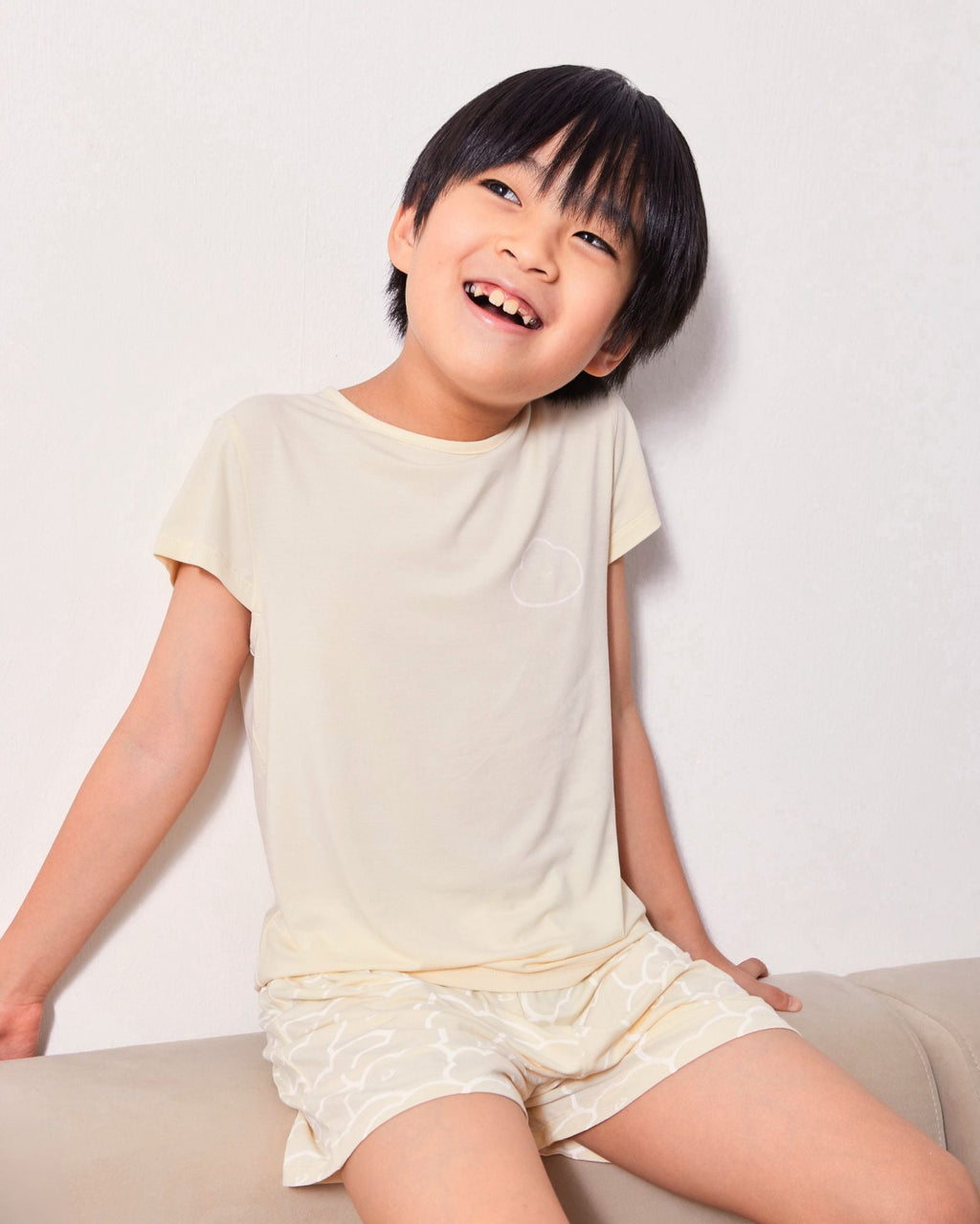 Summer Cloud Pyjamas Set - Butterscotch