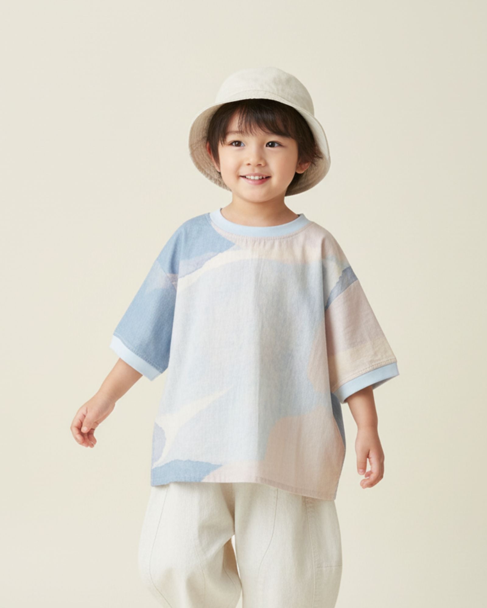Sunlit Sparks Crew Neck Kids Shirt