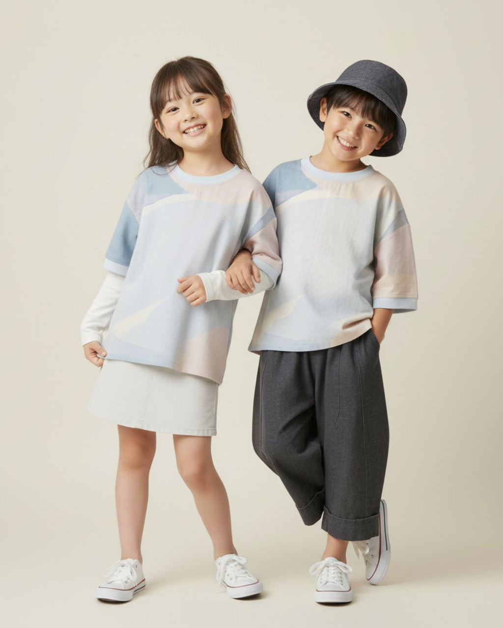 Sunlit Sparks Crew Neck Kids Shirt