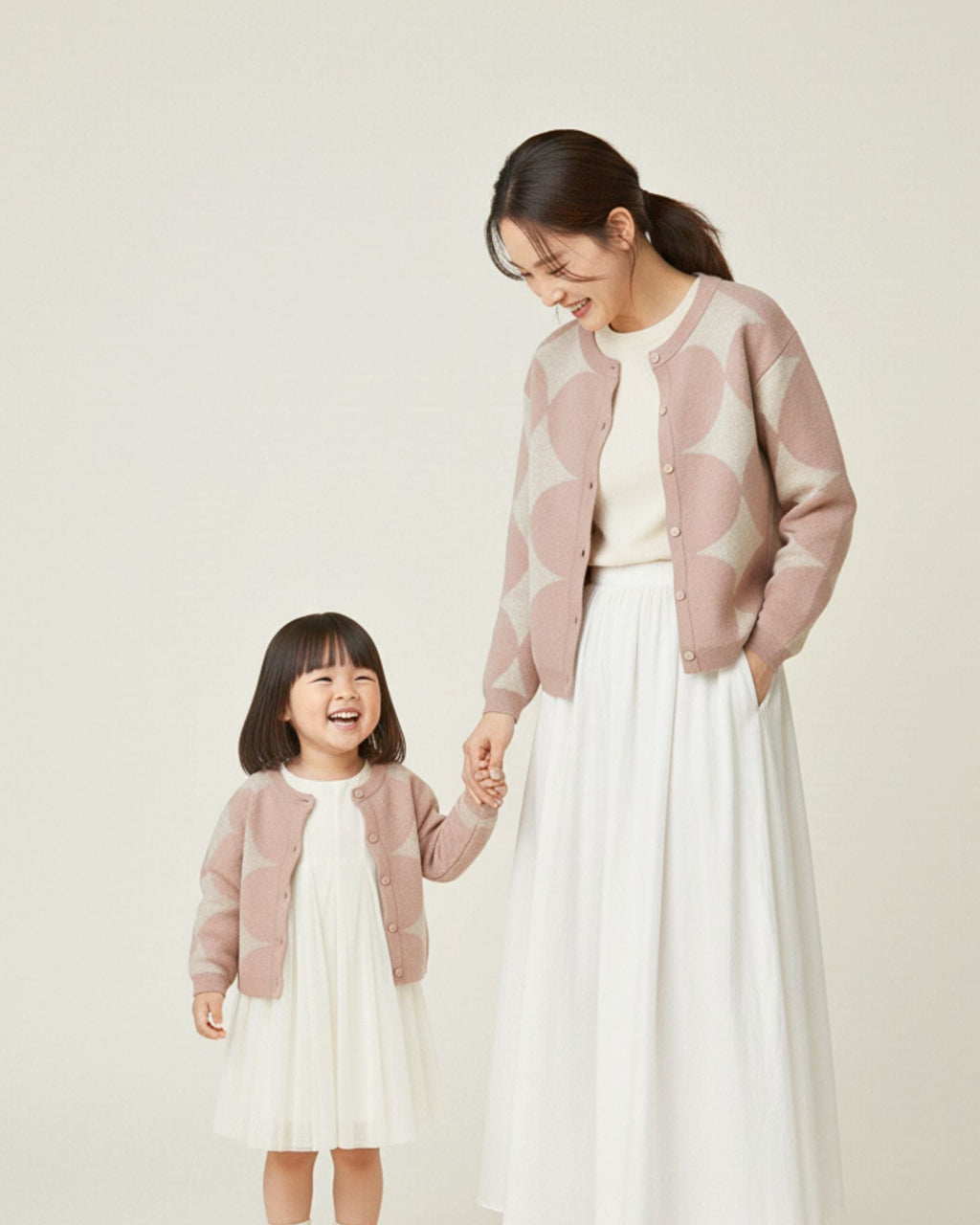 Twinkle Stars Knitted Cardigan (Kids & Adults)