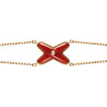 Chaumet Jeux Bracelet Carnelian Pink Gold 1 Cubic Zirconia
